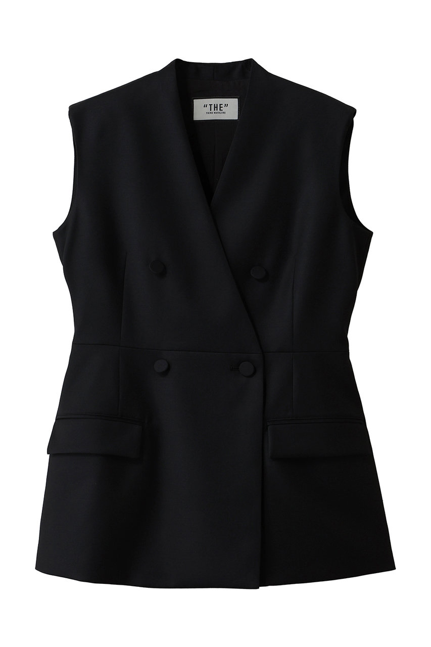 サードマガジン/THIRD MAGAZINEの#27 GILET/ジレ(ブラック/A0863FV 251)