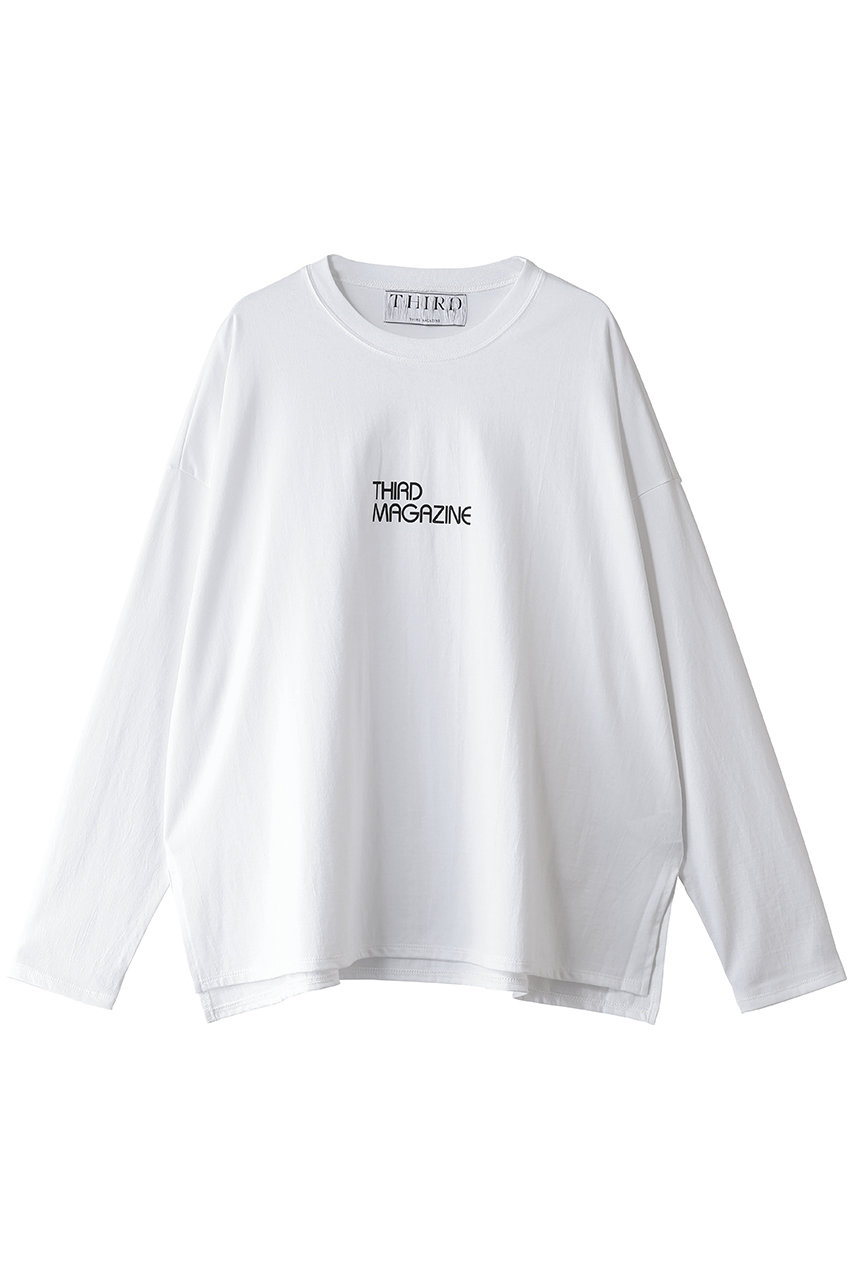 THIRD MAGAZINE ロゴロンT (ホワイト, F) サードマガジン ELLE SHOP