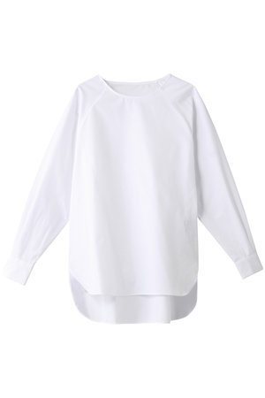 サードマガジン/THIRD MAGAZINEのコットンクルーネックブラウス