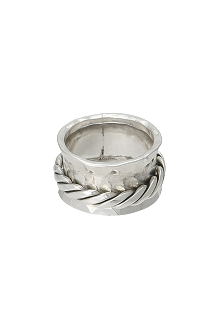 SALE 【50%OFF】 PAZ COLLECTIVE パズ コレクティブ BRAIDED SPINNER リング シルバー