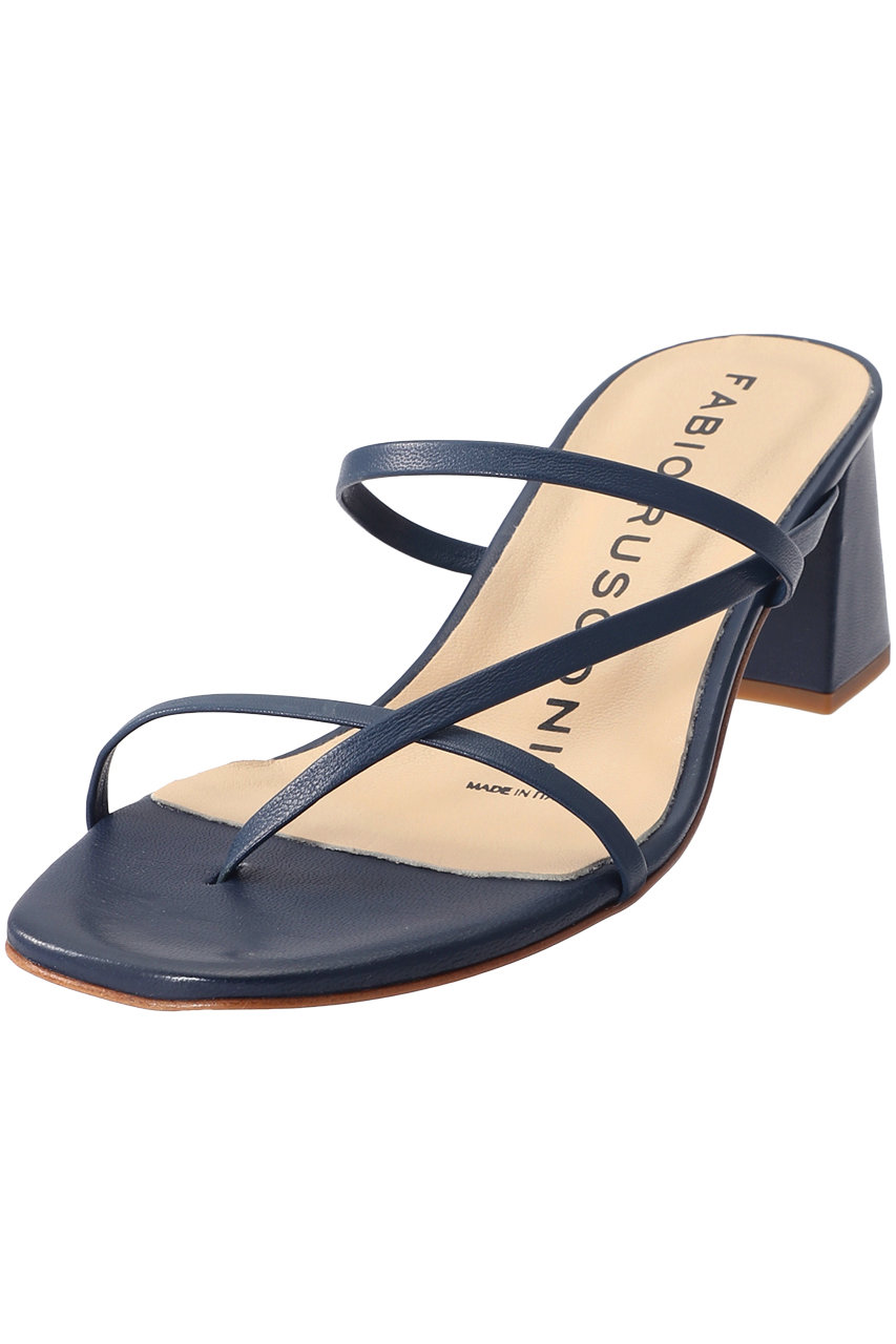 MAISON SPECIAL メゾンスペシャル 【FABIO RUSCONI】Narrow strap sandals/ナローストラップサンダル BLU(ブルー)