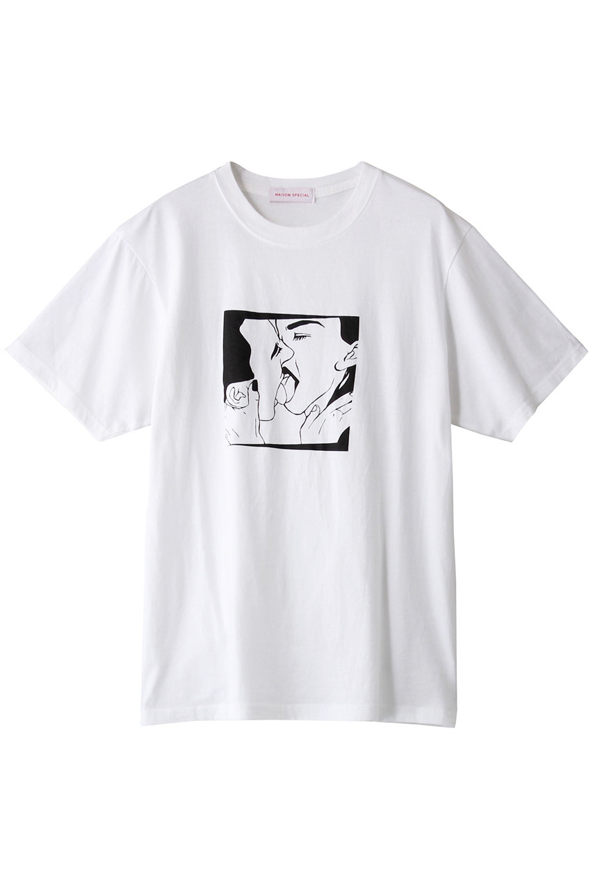 【SELENAHELIOUS×MAISON SPECIAL】コラボレーション半袖プリントTシャツ