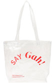 【Lisa says gah】ビニールトート