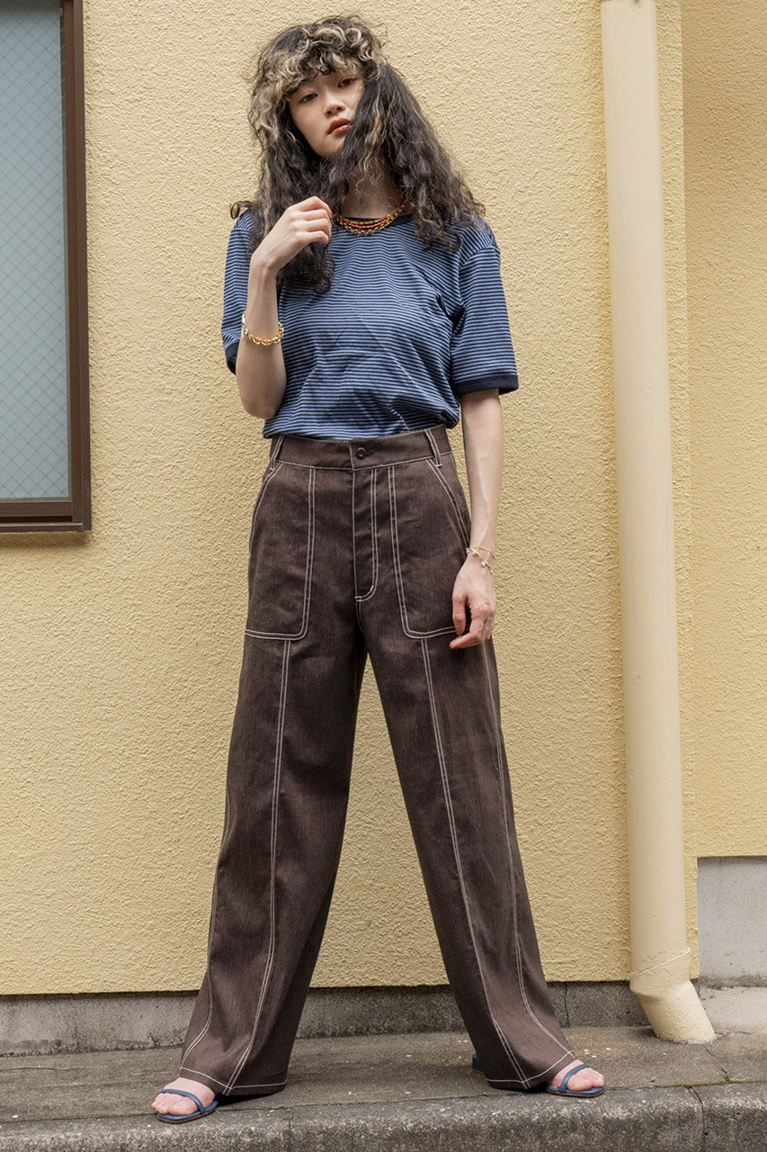 Wide Straight Easy Pants/ワイドストレートイージーパンツ【MAISON