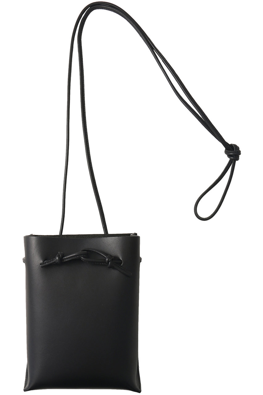 ＜ELLE SHOP＞ MAISON SPECIAL 【MARROW】STRING POUCH /ポーチ (BLK(ブラック) FREE) メゾンスペシャル ELLE SHOP