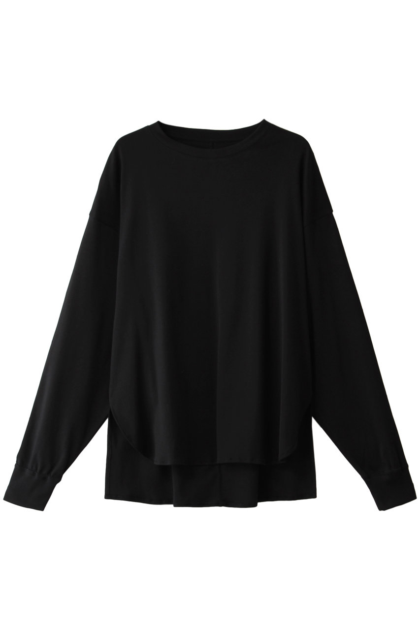 MAISON SPECIAL メゾンスペシャル フライスオーバーサイズロングTシャツ BLK(ブラック)