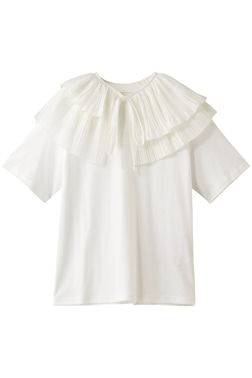 MAISON SPECIAL メゾンスペシャル ランダムプリーツカラーTシャツ WHT(ホワイト)