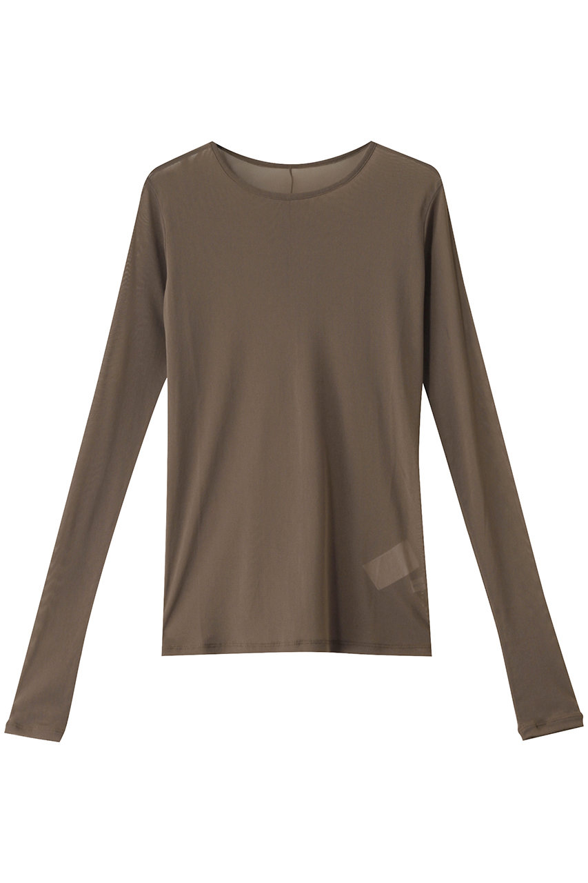 MAISON SPECIAL プレミアムパワーメッシュクルートップ (BRN(ブラウン), FREE) メゾンスペシャル ELLE SHOP MAISON SPECIAL プレミアムパワーメッシュクルートップ (BRN(ブラウン), FREE) メゾンスペシャル ELLE SHOP