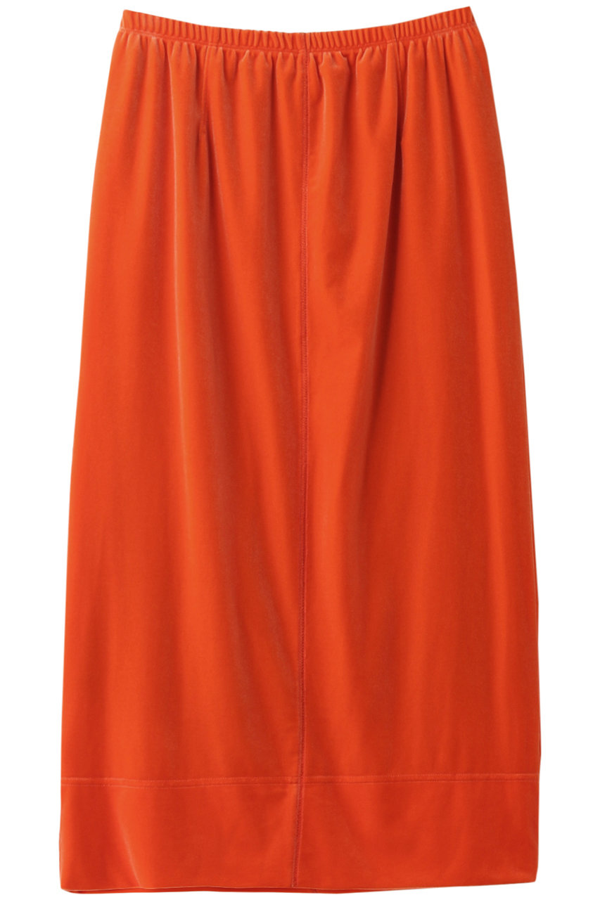 MAISON SPECIAL メゾンスペシャル ストレッチベロアタイトスカート ORG(オレンジ)