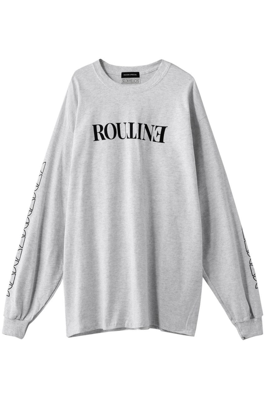 MAISON SPECIAL メゾンスペシャル セレナヘリオスROUTINEロングTEE GRY(グレー)