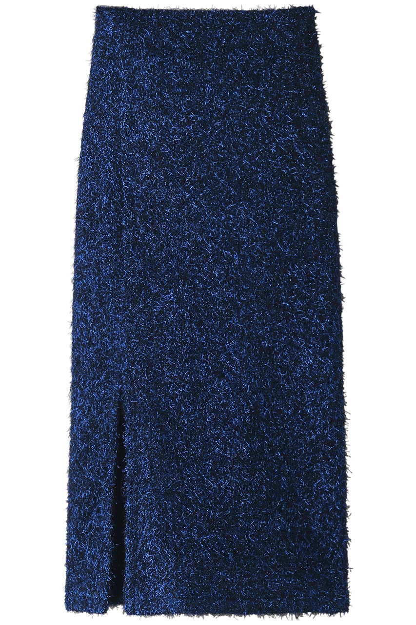 MAISON SPECIAL メゾンスペシャル メタリックヤーンタイトスカート BLU(ブルー)