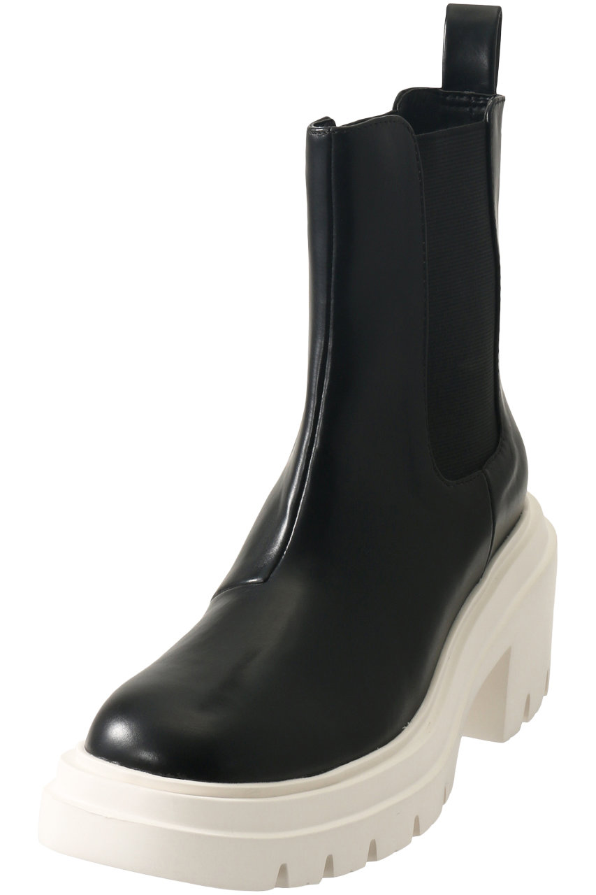 MAISON SPECIALメゾンスペシャル ブーツ/25.5cm/ブラック素材本革