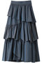 シャンブレータフタボリュームスカート メゾンスペシャル/MAISON SPECIAL BLU(ブルー)