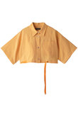 アセテートリネンボレロシャツ