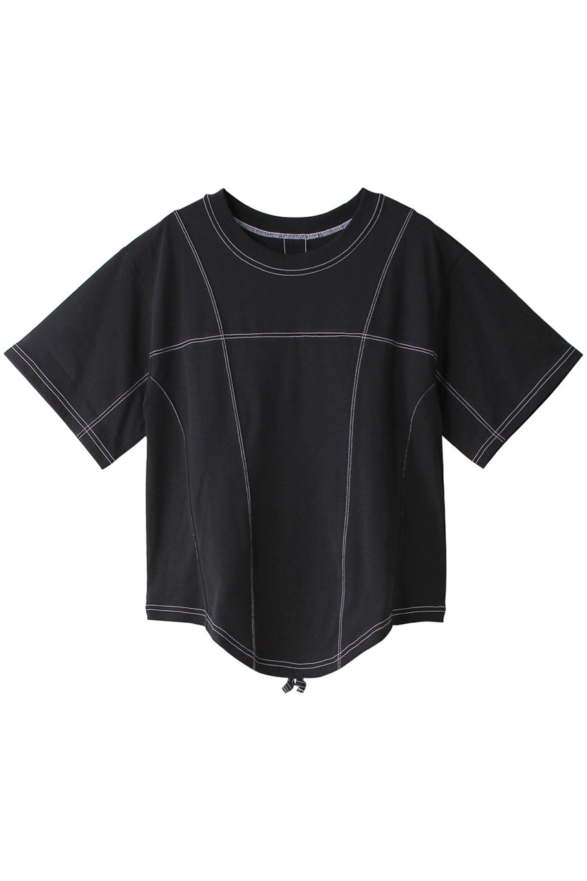 MAISON SPECIAL 2WAYシャーリングTシャツ (BLK(ブラック), FREE) メゾンスペシャル ELLE SHOP