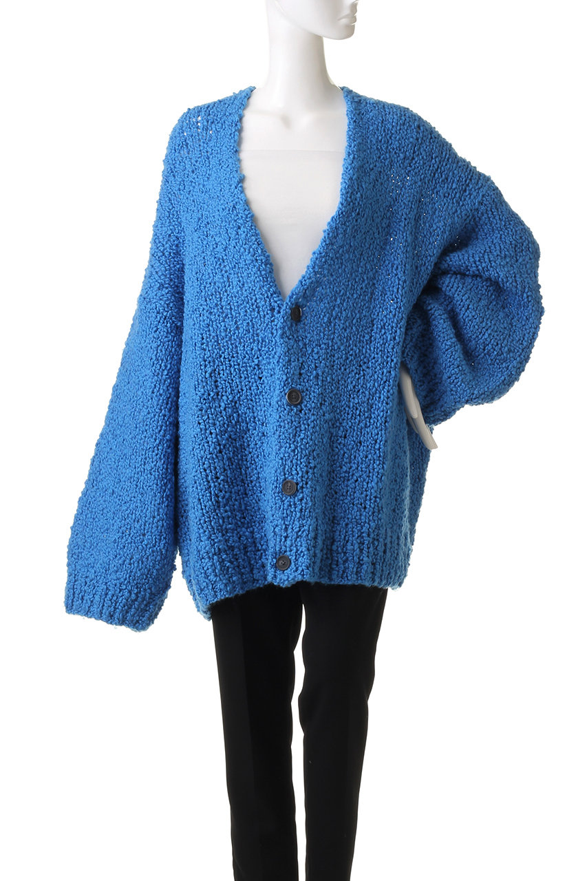 MAISON SPECIAL ロービングウールチャンキーニットカーディガン 01