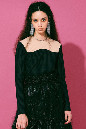 メゾンスペシャル/MAISON SPECIALのビスチェカットトップス(110100/110103)