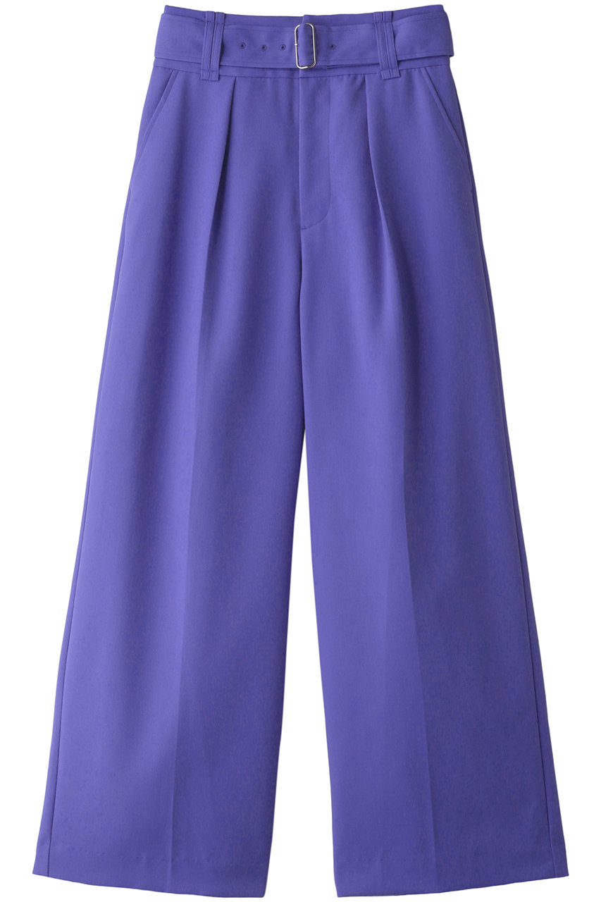 メゾンスペシャル/MAISON SPECIALのベルテッドヨークワイドパンツ(D.BLU(ダークブルー）/21222465303)