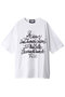 【UNISEX】AVENUEプリント半袖Tシャツ メゾンスペシャル/MAISON SPECIAL WHT(ホワイト)