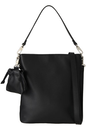 メゾンスペシャル/MAISON SPECIALの【UNISEX】巾着チャーム付きレザー2WAYミニショルダーバッグ(120100/120102)