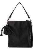 【UNISEX】巾着チャーム付きレザー2WAYミニショルダーバッグ