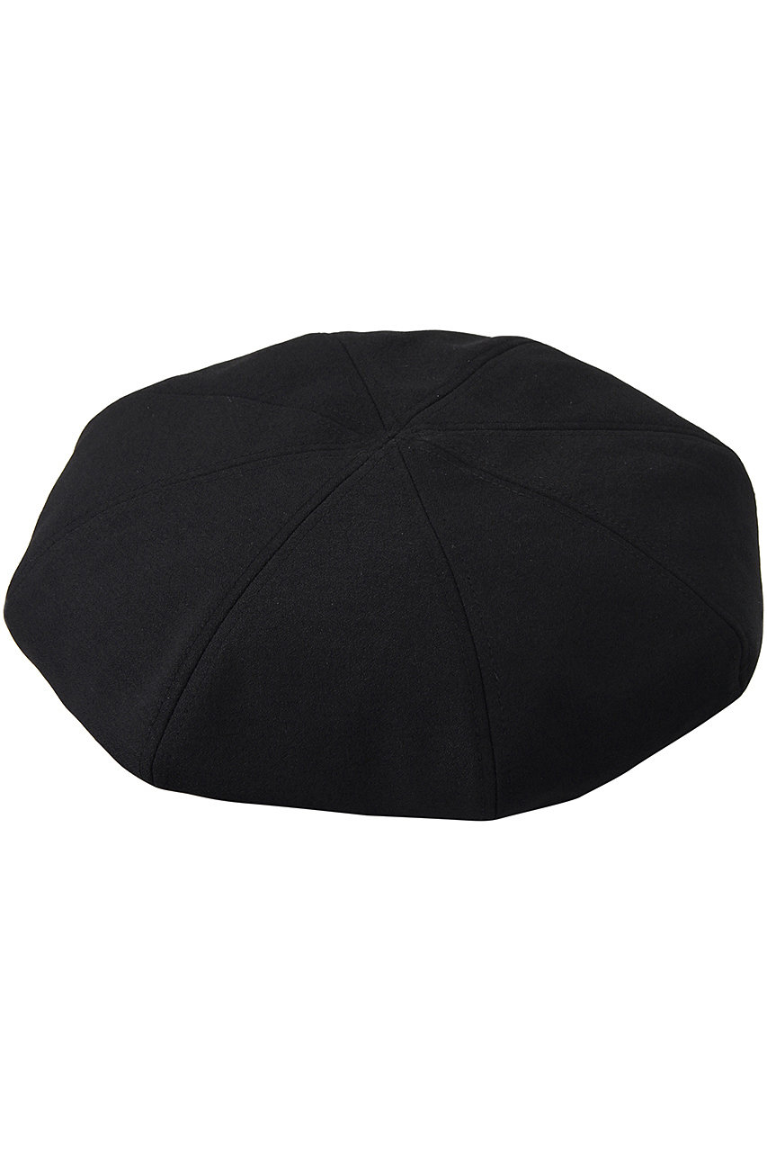 ＜ELLE SHOP＞ MAISON SPECIAL 【UNISEX】オクタワルツアムンゼンベレー帽 (BLK(ブラック) FREE) メゾンスペシャル ELLE SHOP