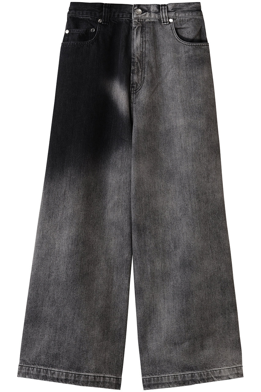 メゾンスペシャル/MAISON SPECIALの【UNISEX】デニムバギーパンツ(D.BLK(ブラック)/11231461220)