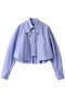 ダブルカラーオーバーショートシャツ メゾンスペシャル/MAISON SPECIAL BLU(ブルー)