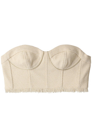 メゾンスペシャル/MAISON SPECIALのツイードビスチェ(110100/110101)