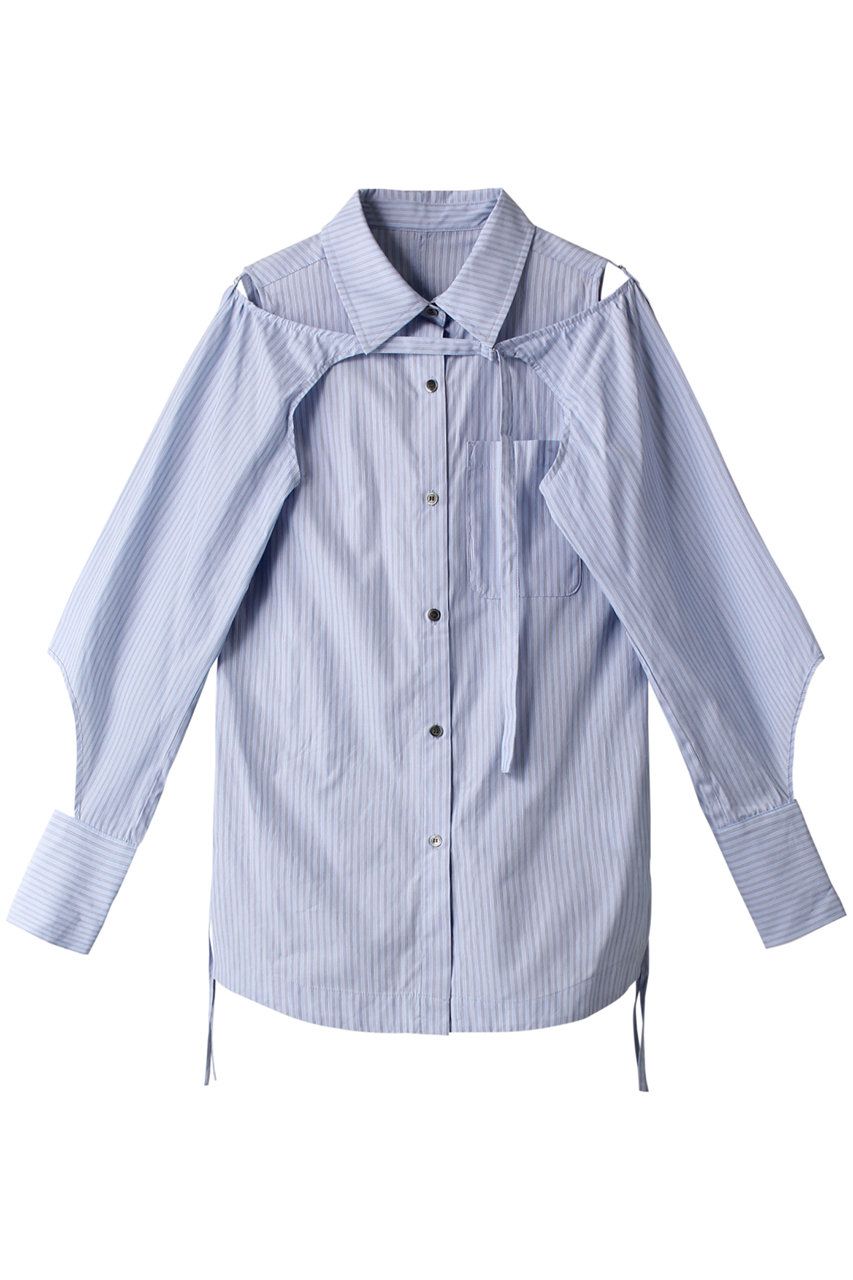 MAISON SPECIAL マルチウェイレイヤードシャツ (BLU(ブルー), FREE) メゾンスペシャル ELLE SHOP
