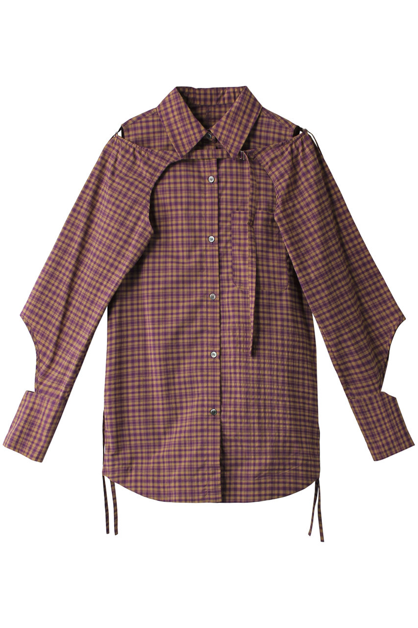 MAISON SPECIAL マルチウェイレイヤードシャツ (MLT1(マルチカラー), FREE) メゾンスペシャル ELLE SHOP