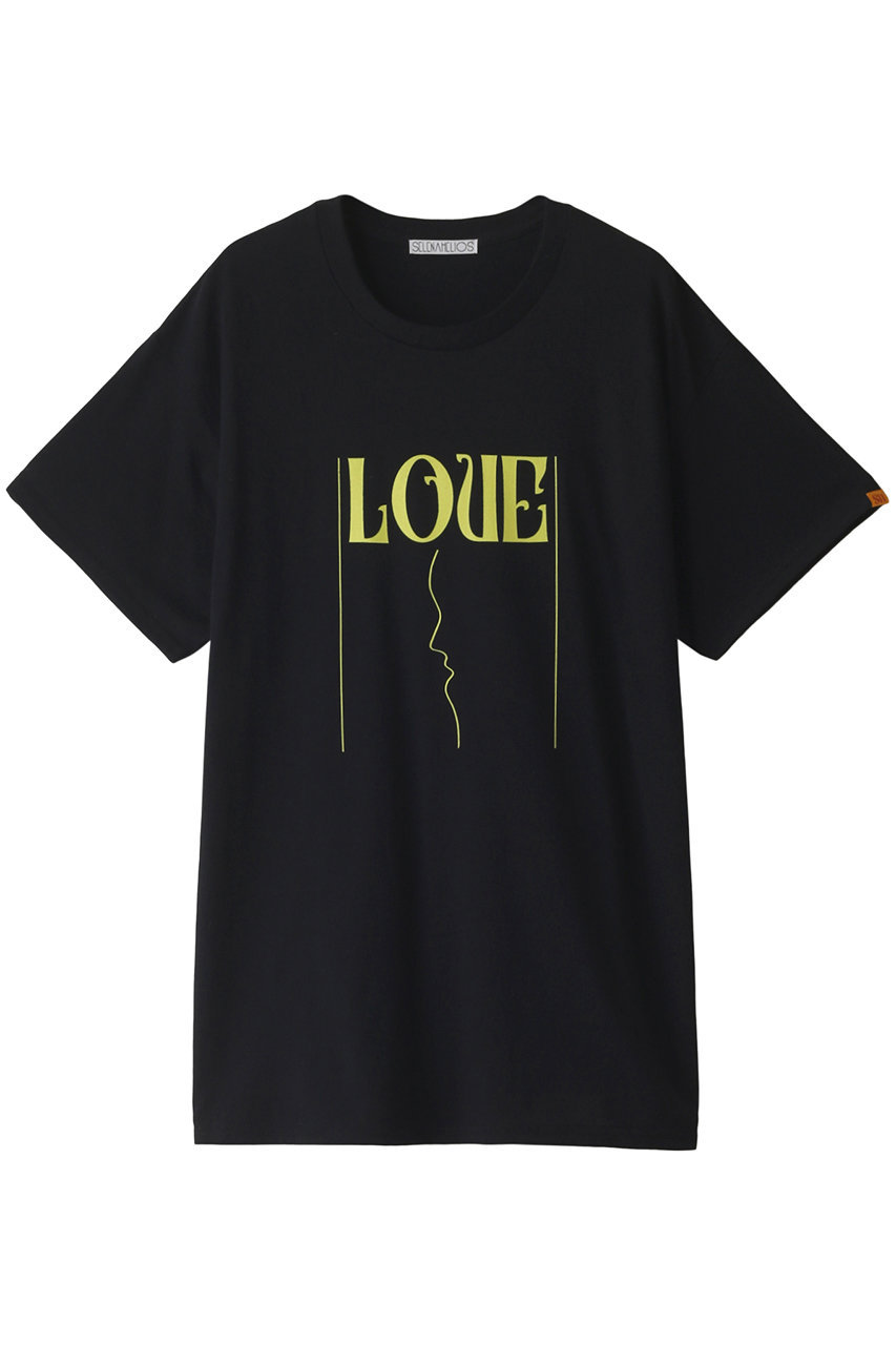 MAISON SPECIAL 【SELENAHELIOS for MAISON SPECIAL】LOVE T Shirt (BLK(ブラック), FREE) メゾンスペシャル ELLE SHOP