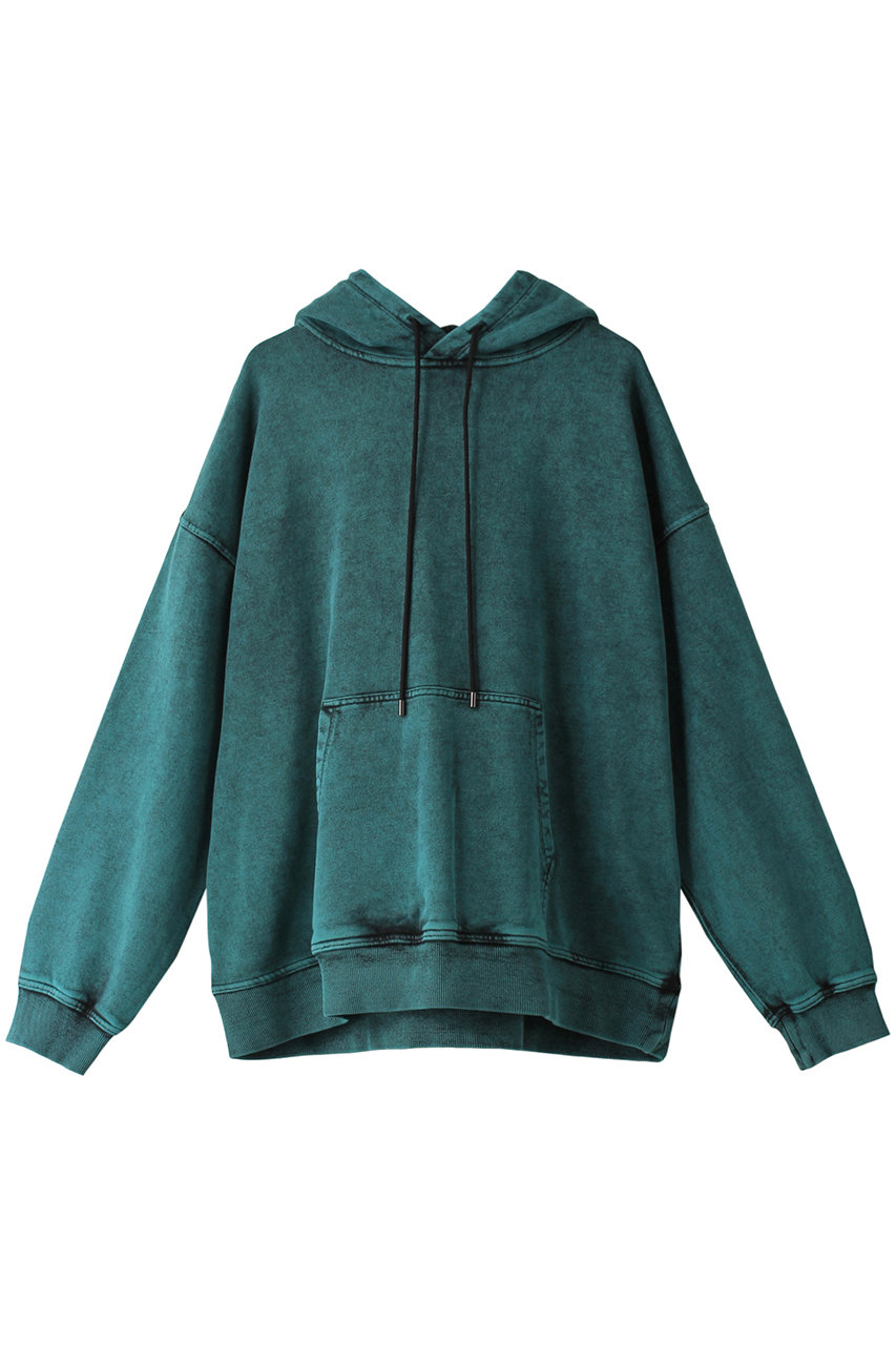 メゾンスペシャル/MAISON SPECIALの【UNISEX】ケミカルオーバーダイヘビースウェットプライムオーバーHOODY(GRN(グリーン)/11232411322)