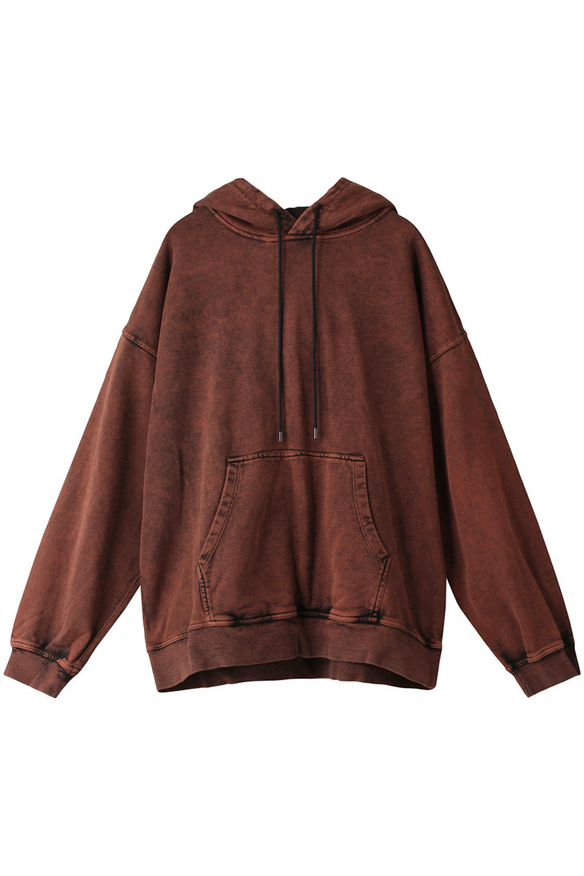 メゾンスペシャル/MAISON SPECIALの【UNISEX】ケミカルオーバーダイヘビースウェットプライムオーバーHOODY(BGD(バーガンディー)/11232411322)