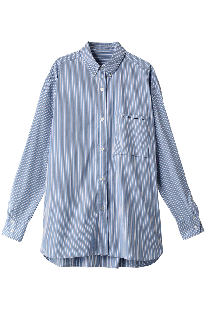 ＜ELLE SHOP＞ MAISON SPECIAL 2WAYオーバーシャツ (L.BLU(ライトブルー) FREE) メゾンスペシャル ELLE SHOP