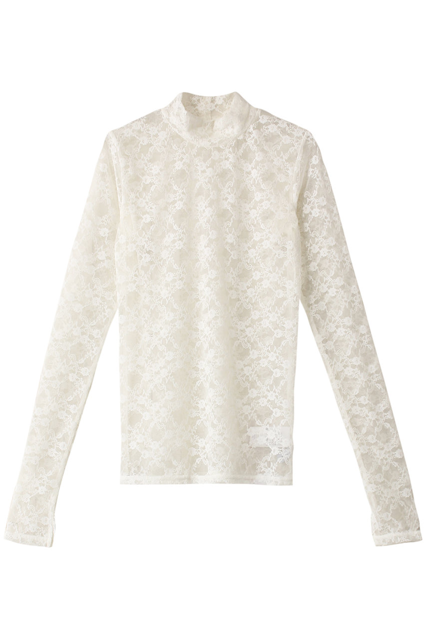 MAISON SPECIAL レースタートルトップス (WHT(ホワイト), FREE) メゾンスペシャル ELLE SHOP MAISON SPECIAL レースタートルトップス (WHT(ホワイト), FREE) メゾンスペシャル ELLE SHOP