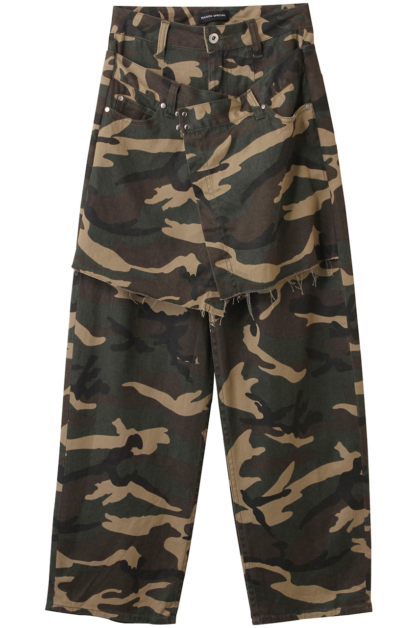 MAISON SPECIAL マルチウェイラップデニム (MLT1(マルチカラー), 36) メゾンスペシャル ELLE SHOP