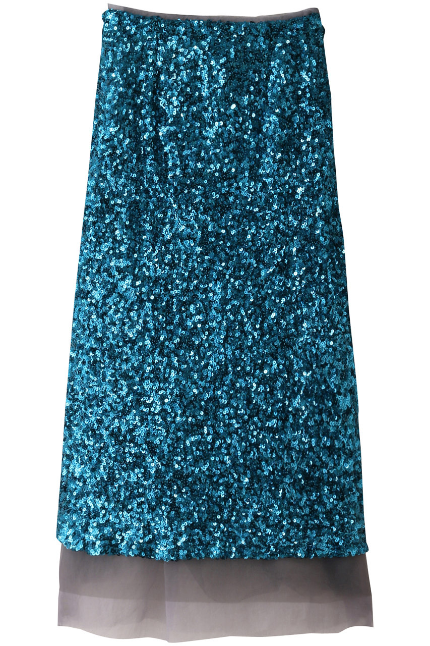 メゾンスペシャル/MAISON SPECIALのマルチウェイスパンコールスカート(BLU(ブルー)/21232515305)