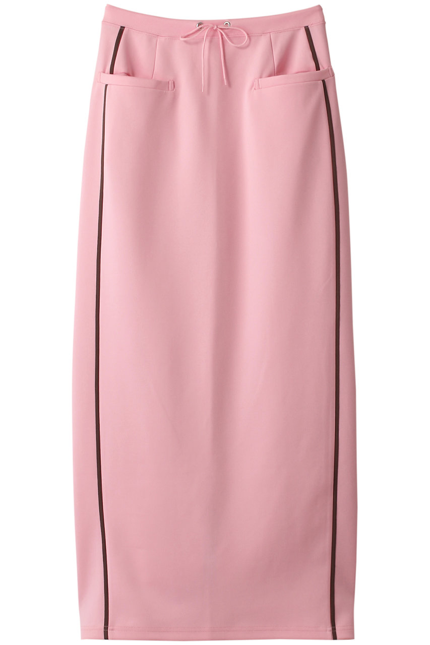 MAISON SPECIAL ジャージサイドラインタイトスカート (PNK(ピンク), FREE) メゾンスペシャル ELLE SHOP