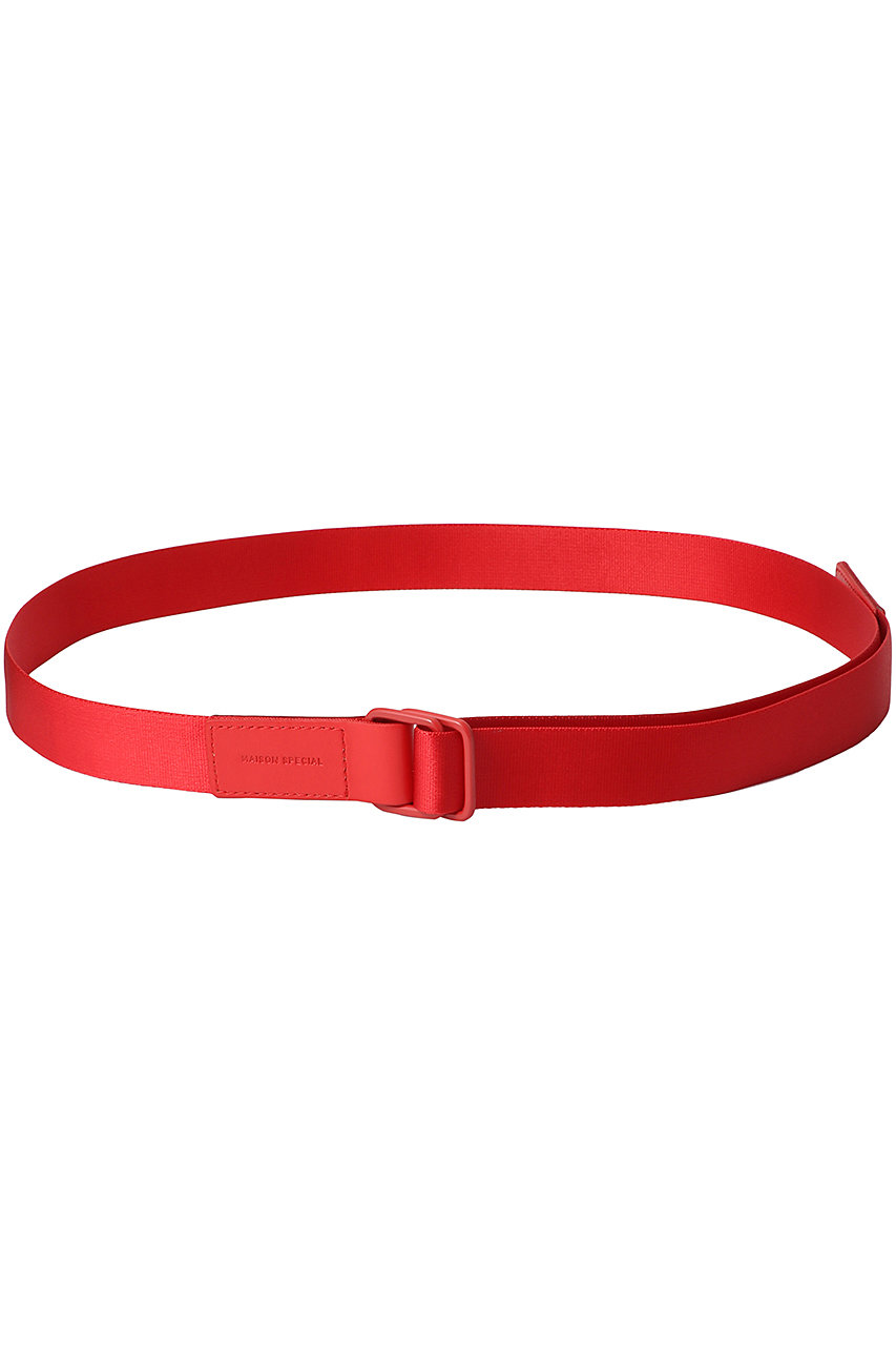 ＜ELLE SHOP＞ MAISON SPECIAL テープベルト (RED(レッド) FREE) メゾンスペシャル ELLE SHOP画像