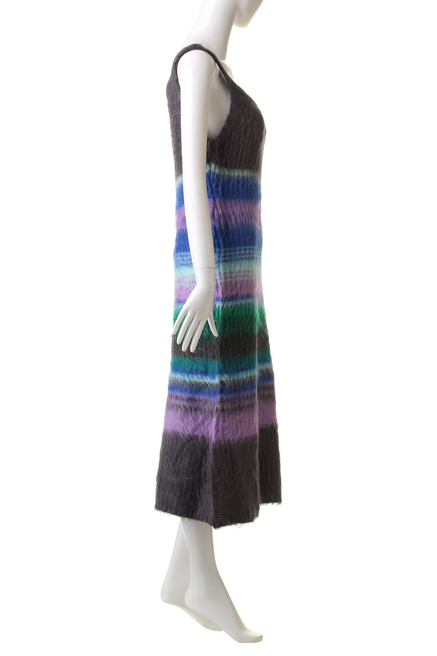 MAISON SPECIAL(メゾンスペシャル)｜Multicolor Border Knit Dress