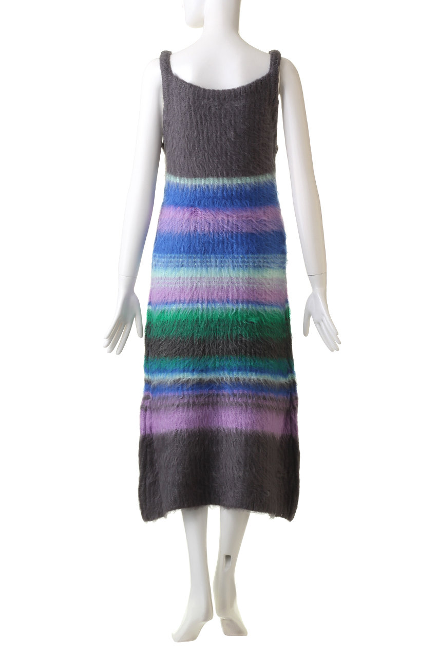 MAISON SPECIAL(メゾンスペシャル)｜Multicolor Border Knit Dress ...