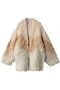 Bicolor Loop Shaggy Knit Cardigan/ループシャギーバイカラーニットカーディガン メゾンスペシャル/MAISON SPECIAL IVR(アイボリー)