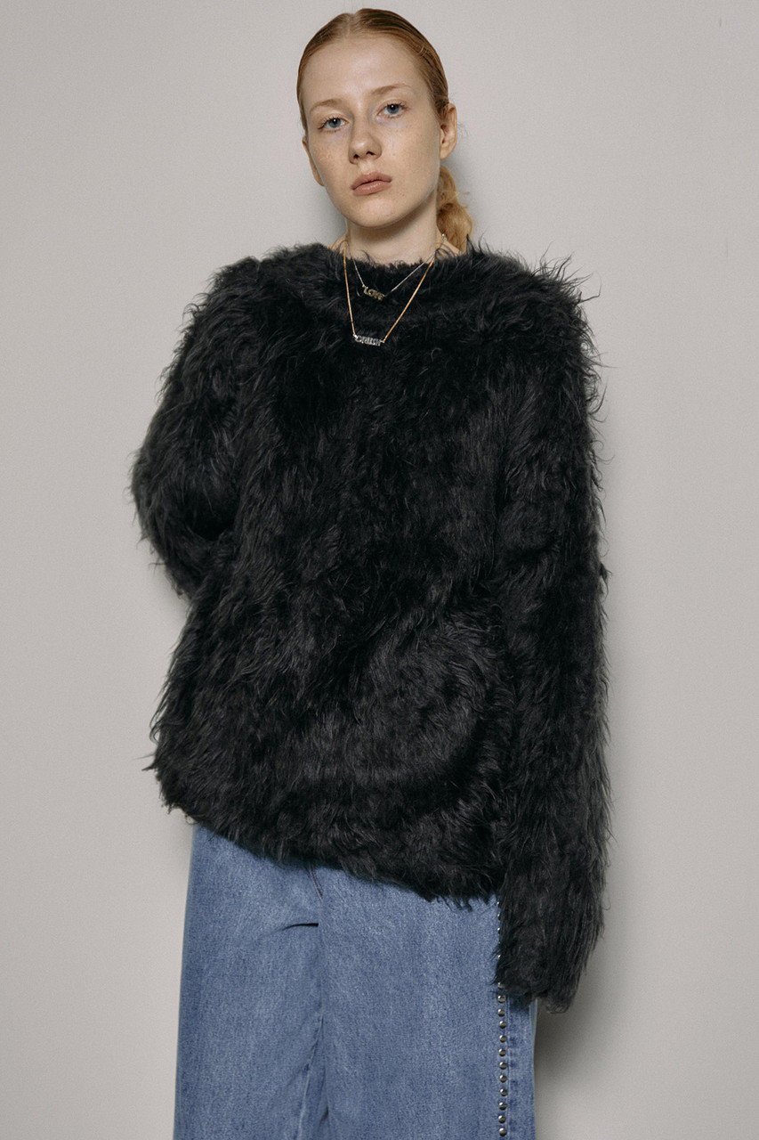 MAISON SPECIAL(メゾンスペシャル)｜2way V-neck Shaggy Knit Wear ...