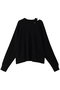 Cashmere Blend Merino Wool Pullover Knit Wear/カシミヤブレンドメリノウールニットプルオーバー メゾンスペシャル/MAISON SPECIAL BLK(ブラック)