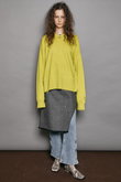 Cashmere Blend Merino Wool Pullover Knit Wear/カシミヤブレンドメリノウールニットプルオーバー
