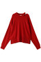 Cashmere Blend Merino Wool Pullover Knit Wear/カシミヤブレンドメリノウールニットプルオーバー メゾンスペシャル/MAISON SPECIAL RED(レッド)