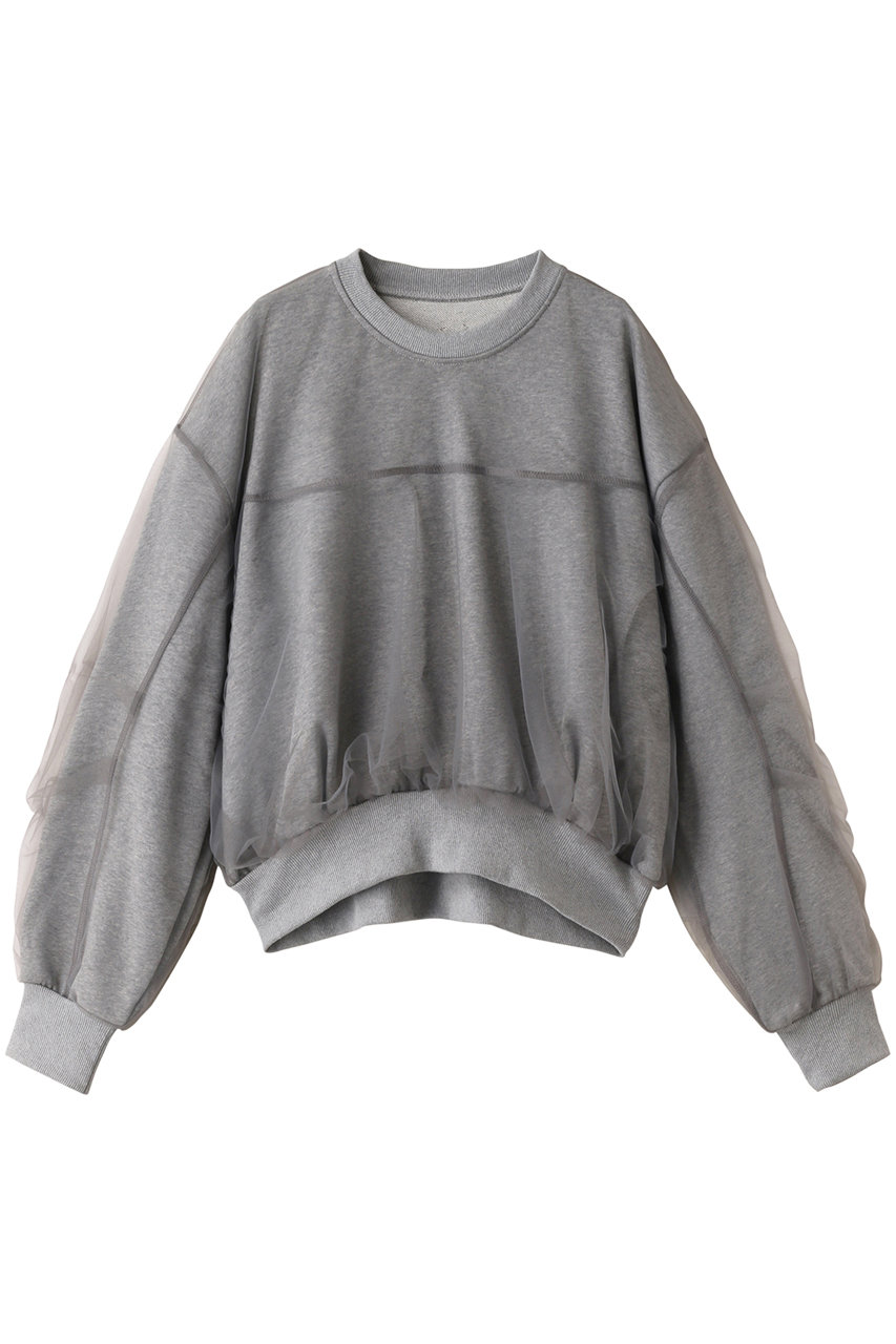 Tulle Combination Sweatshirt/チュールコンビスウェット
