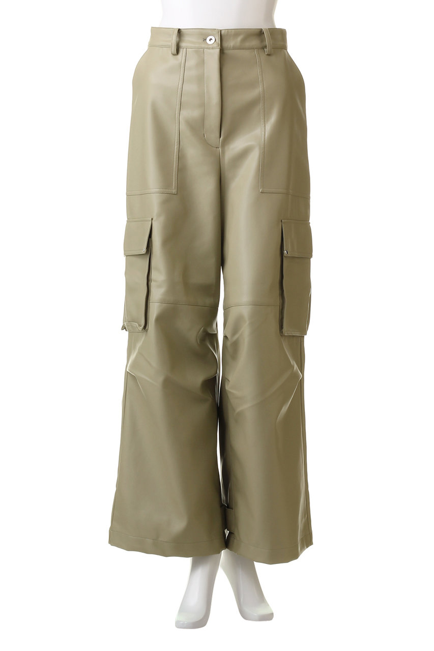 MAISON SPECIAL(メゾンスペシャル)｜Synthetic Leather Cargo Pants