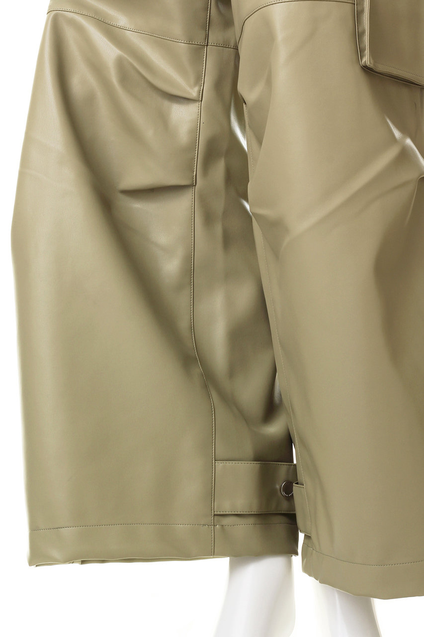 MAISON SPECIAL(メゾンスペシャル)｜Synthetic Leather Cargo Pants